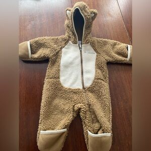 Columbia Brown and Cream Kids One Piece